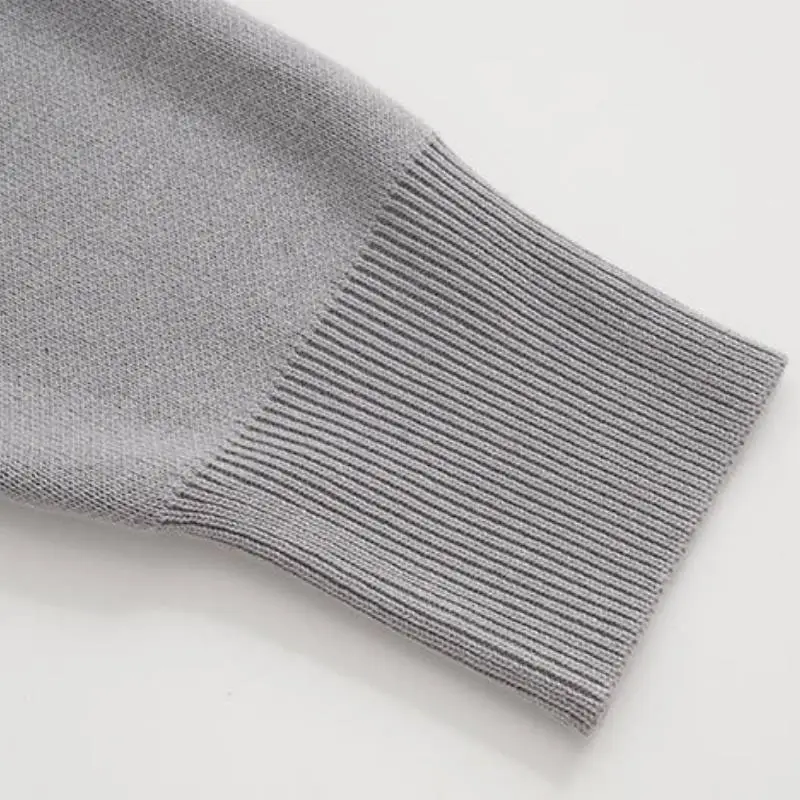 Street Hip Hop Cotton Blended Fabric Sweater-5