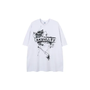 Street Hip-hop Combed Cotton T-Shirt