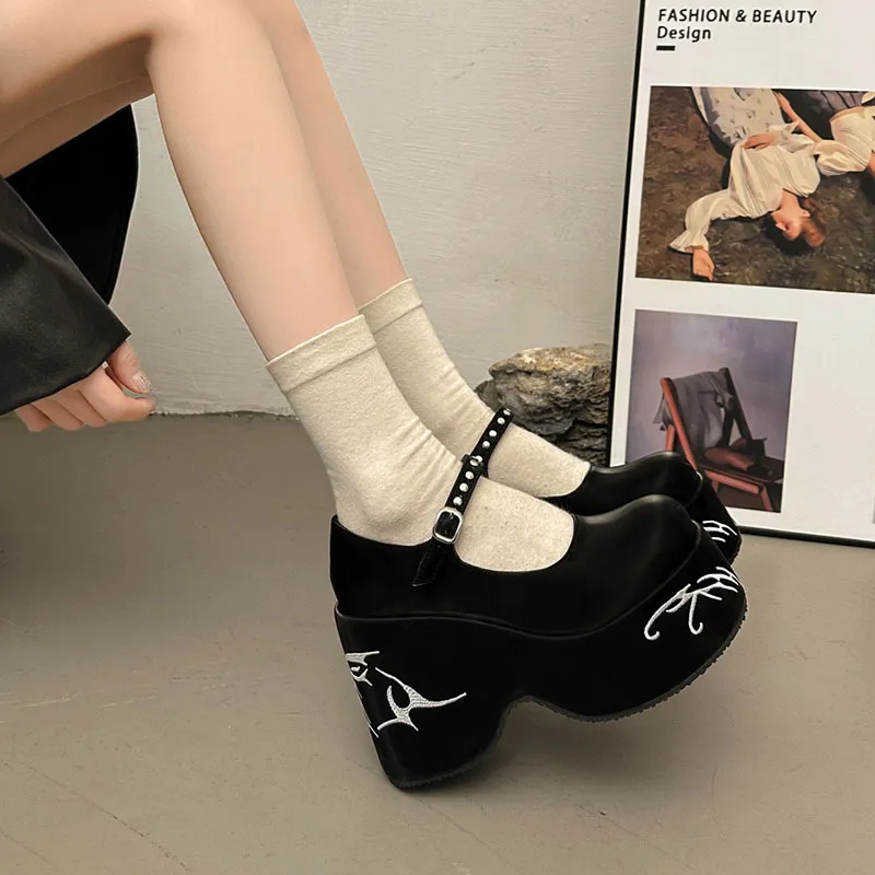 Retro Casual Mary Jane Shoes-2