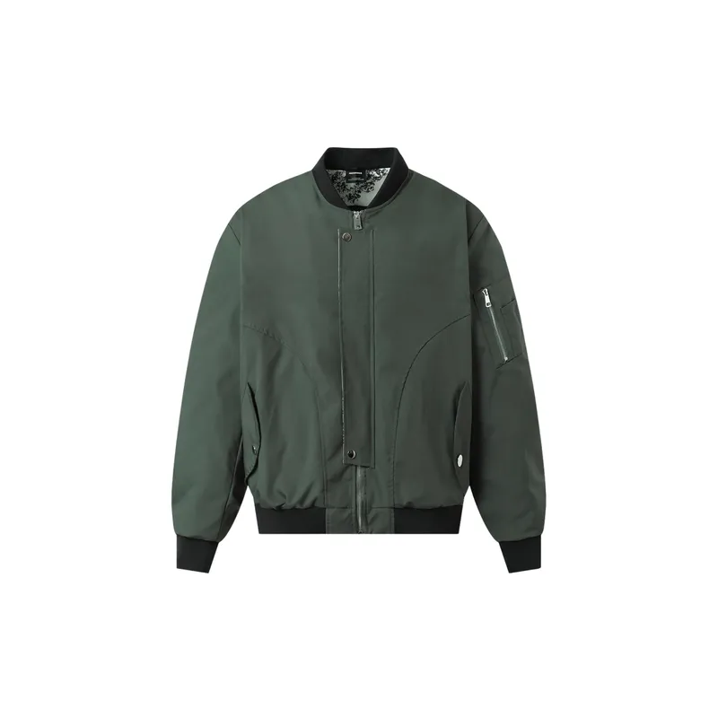 Retro Plain Quilted Jacket-4