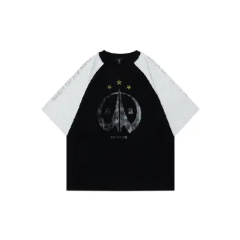 Casual Loose Combed Cotton T Shirt