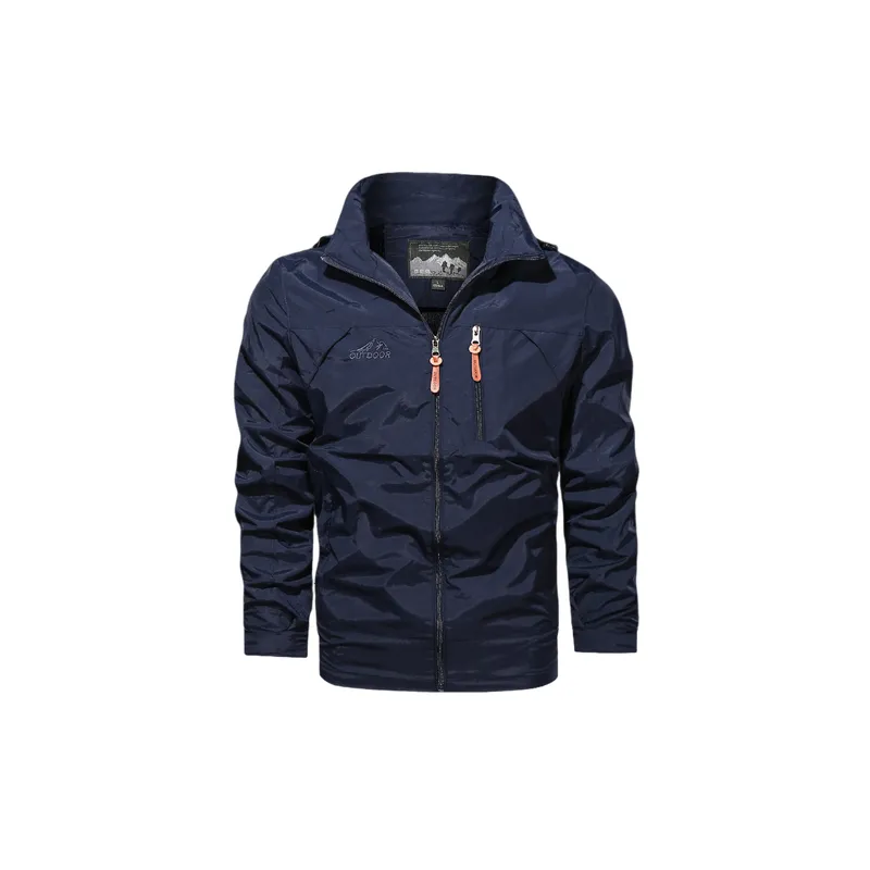 Retro Plain Cotton Jacket-1