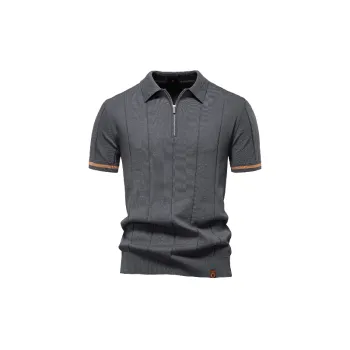 Casual Loose Blended Synthetic Fabrics Polo