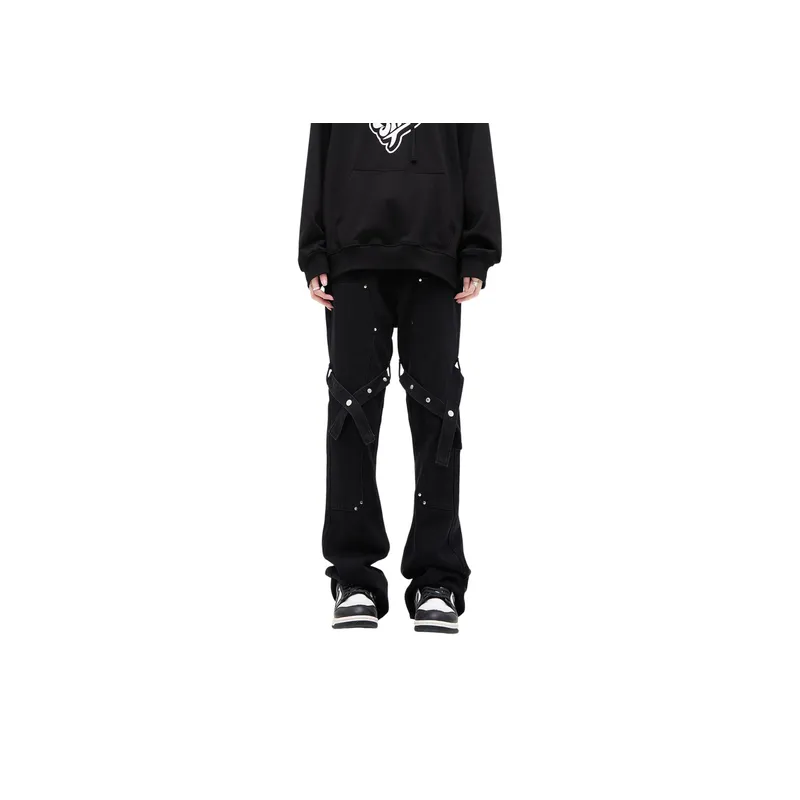 Straight Leg Cargo Pants-2