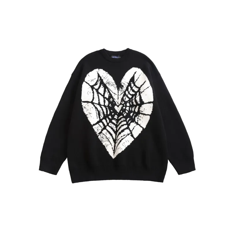 Casual Color Contrast Sweater-1