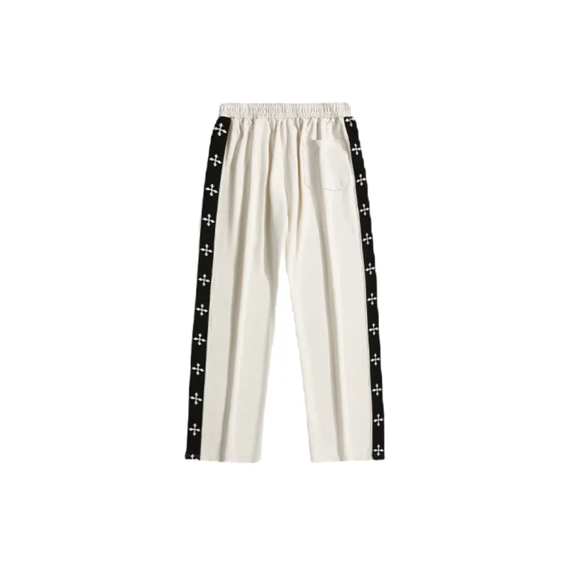Loose Straight Leg Knit Sweatpants-1