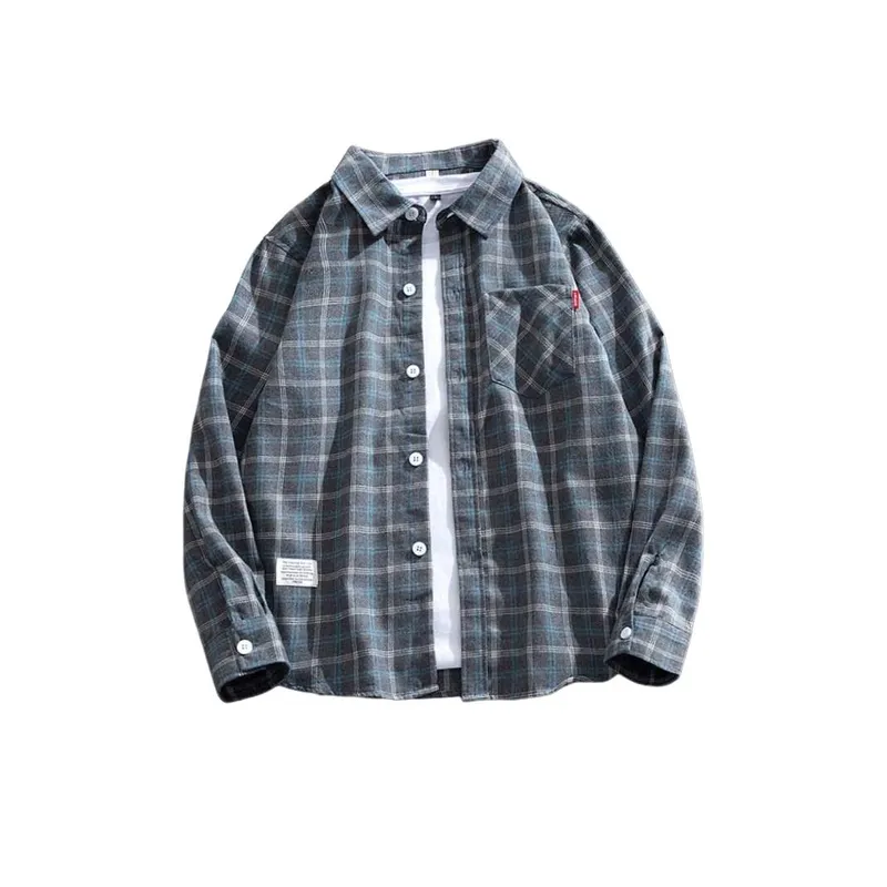Plus Size Plaid Versatile Shirt
