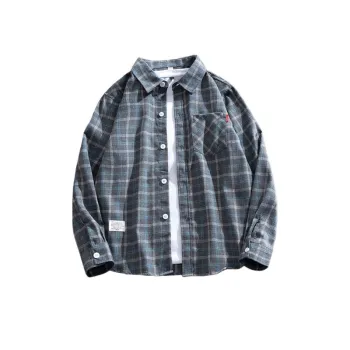 Plus Size Plaid Versatile Shirt
