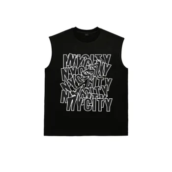 Twisted Messy Print Basketball Vest