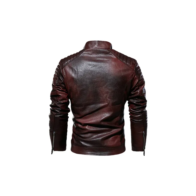 Funky Warming PU Leather Jacket-1