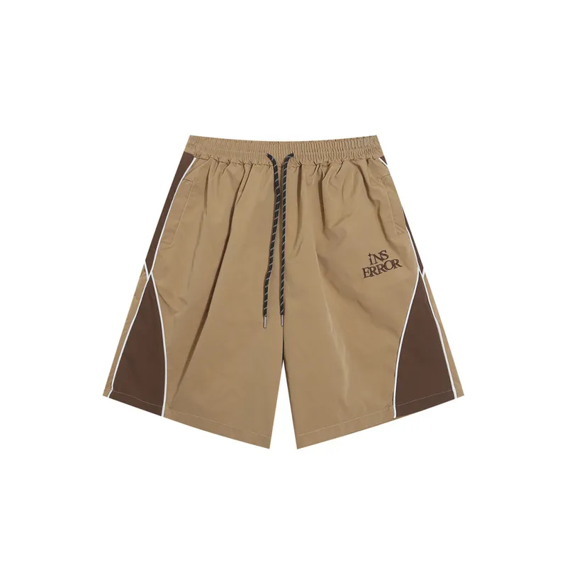 Clashing Color Splicing Casual Sports Shorts-0
