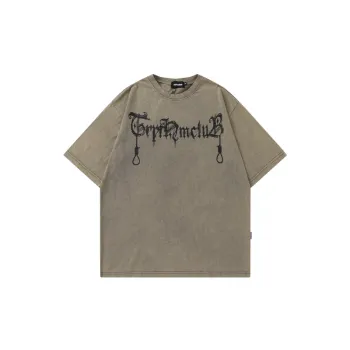 Retro Washed Old Short Sleeve T Shirt