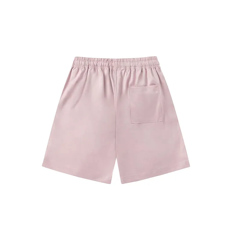 Hip Hop Flame Print Drawstring Shorts-5