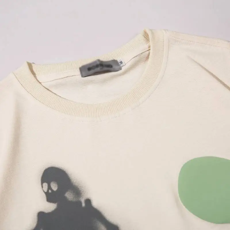 Simple Loose 100% Cotton T Shirt-3