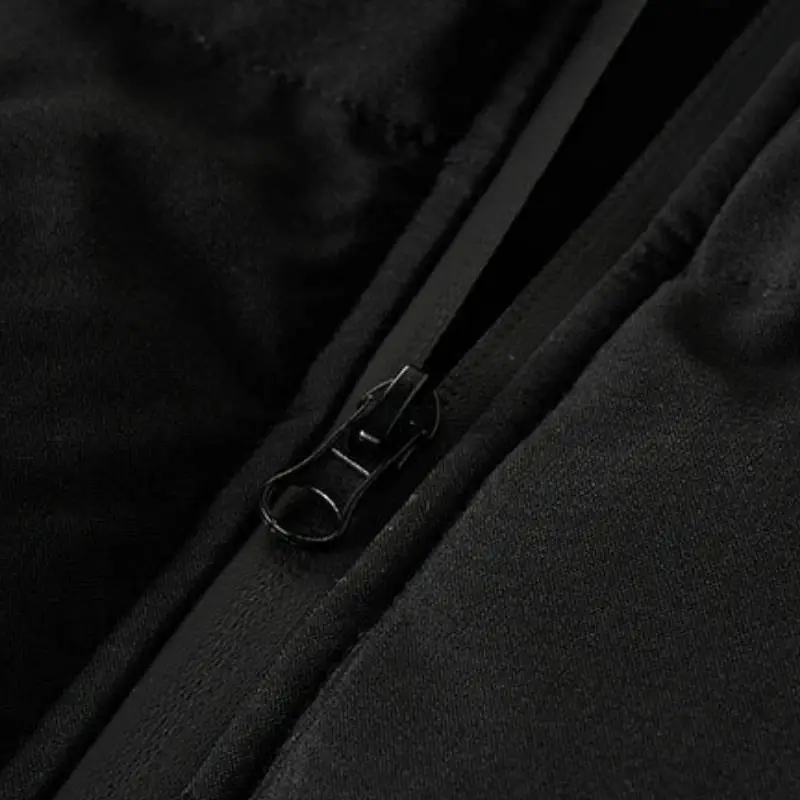 Loose Plain Polyester Quilted Jacket-4