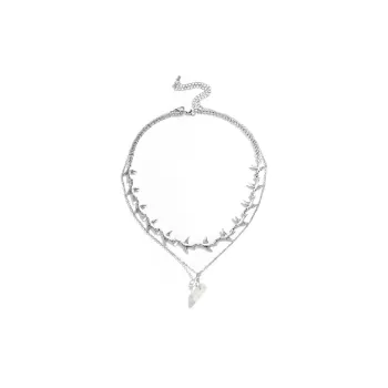 Versatile Double Layer Clavicle Necklace