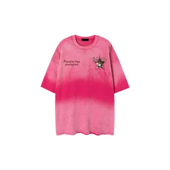 Casual Ombre Cotton T Shirt