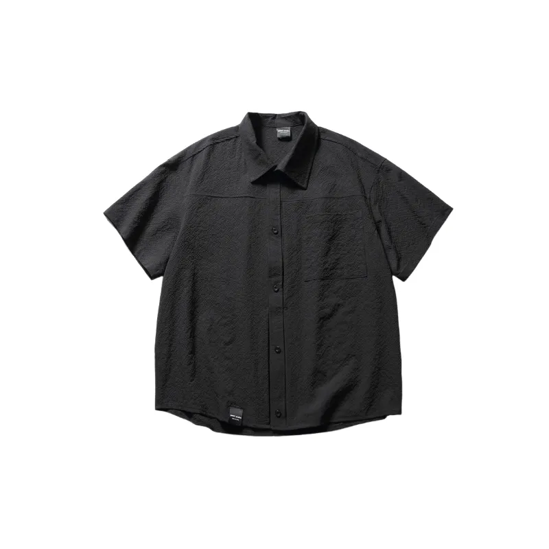 Outdoor Loose Blended Synthetic Fabrics Shirt-0