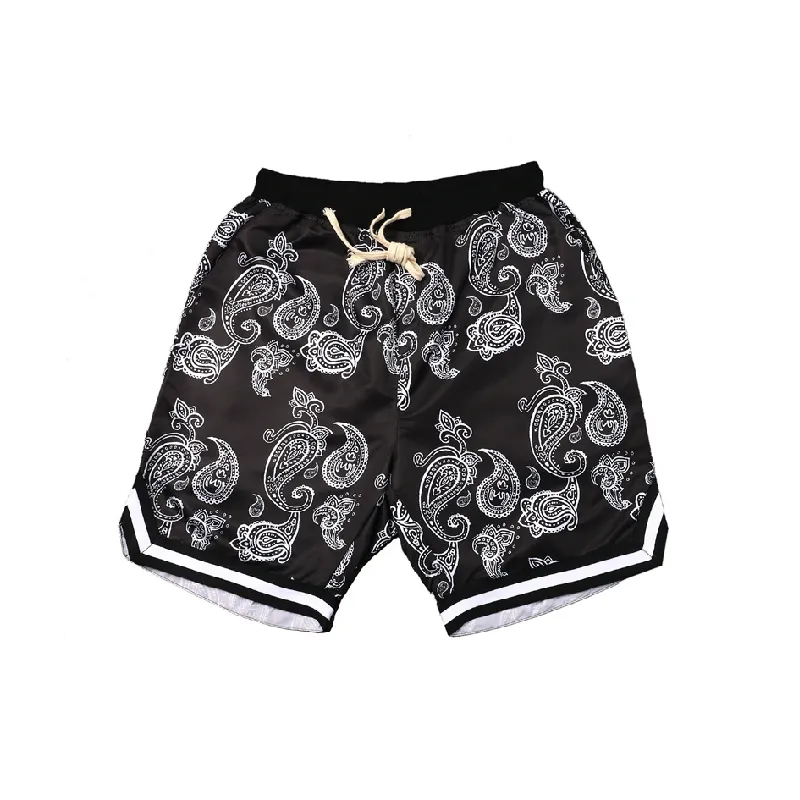 Retro Trendy Blended Synthetic Fabrics Casual Shorts-0