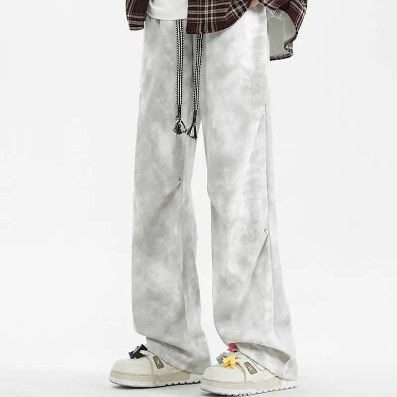 Sporty Loose Straight Leg Casual Pants-6