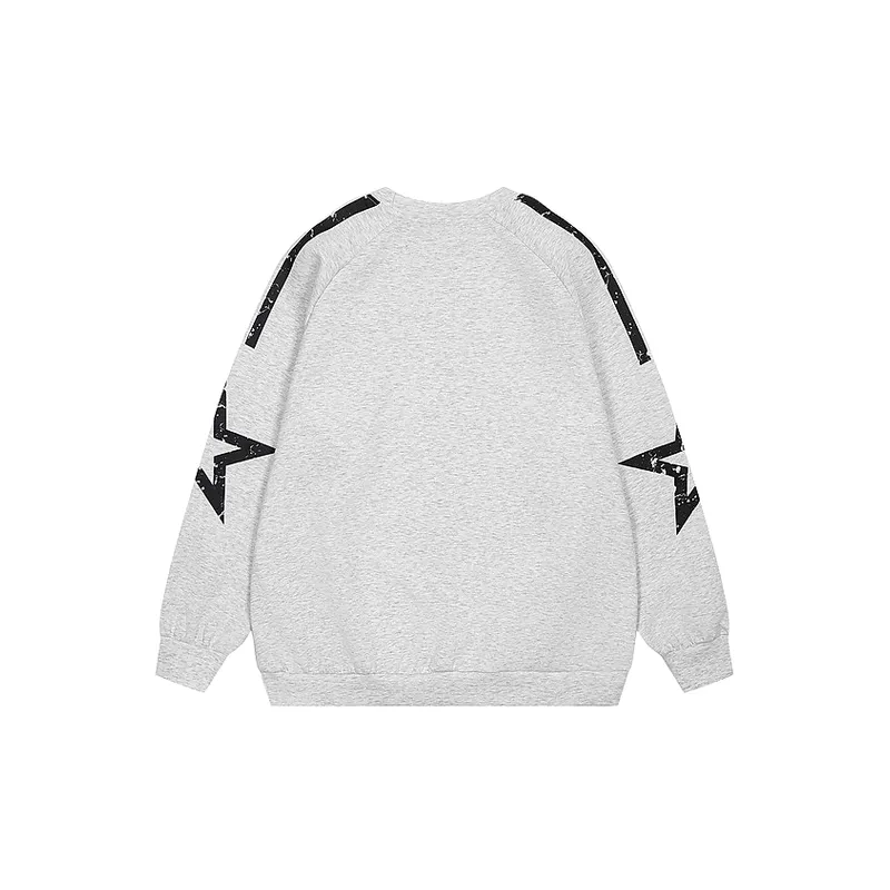 Retro Sporty Loose Sweatshirt-1