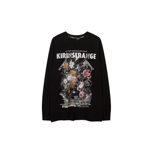 Original Vintage Floral Print Street Long Sleeve T shirt