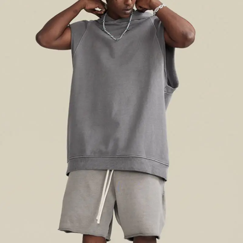 Casual Retro 100% Cotton Vest-1