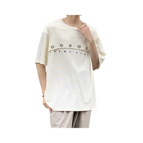 Trendy Metallic Half-Sleeved T-Shirt