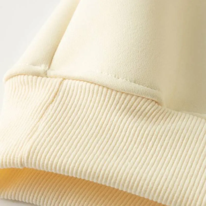 Loose Plain Corduroy Polo Unisex-4