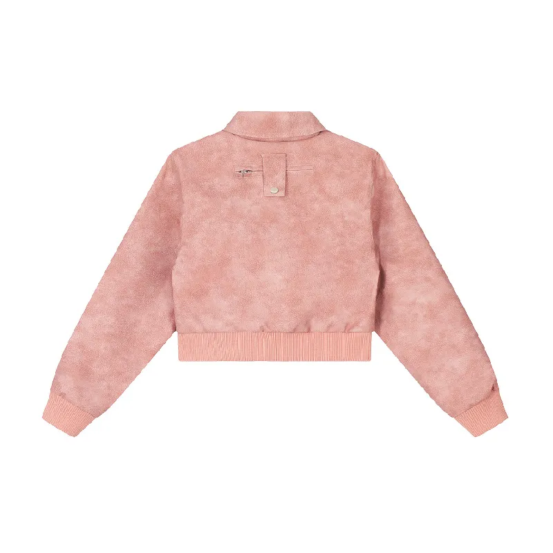 Retro Zipper Jacket Women-1