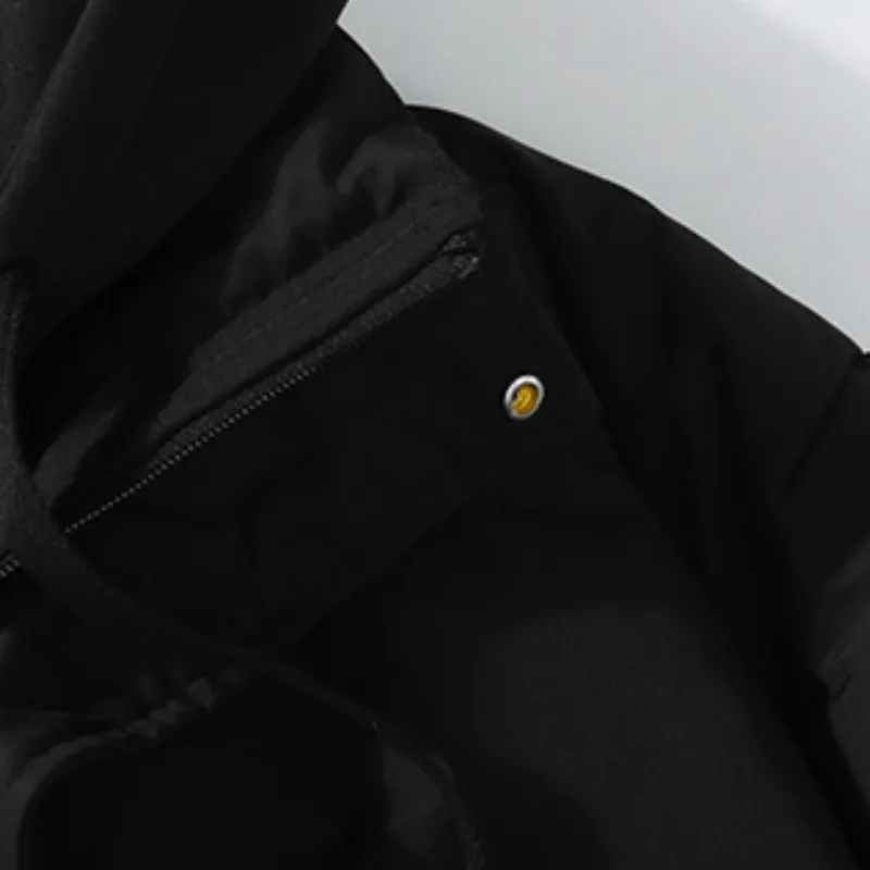 Retro Loose Blended Synthetic Fabrics Quilted Jacket-9