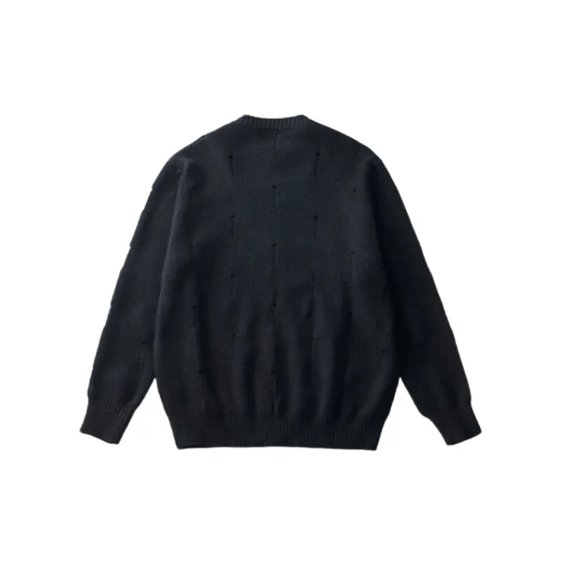 Fashionable Zipper Blended Synthetic Fabrics Sweater-5