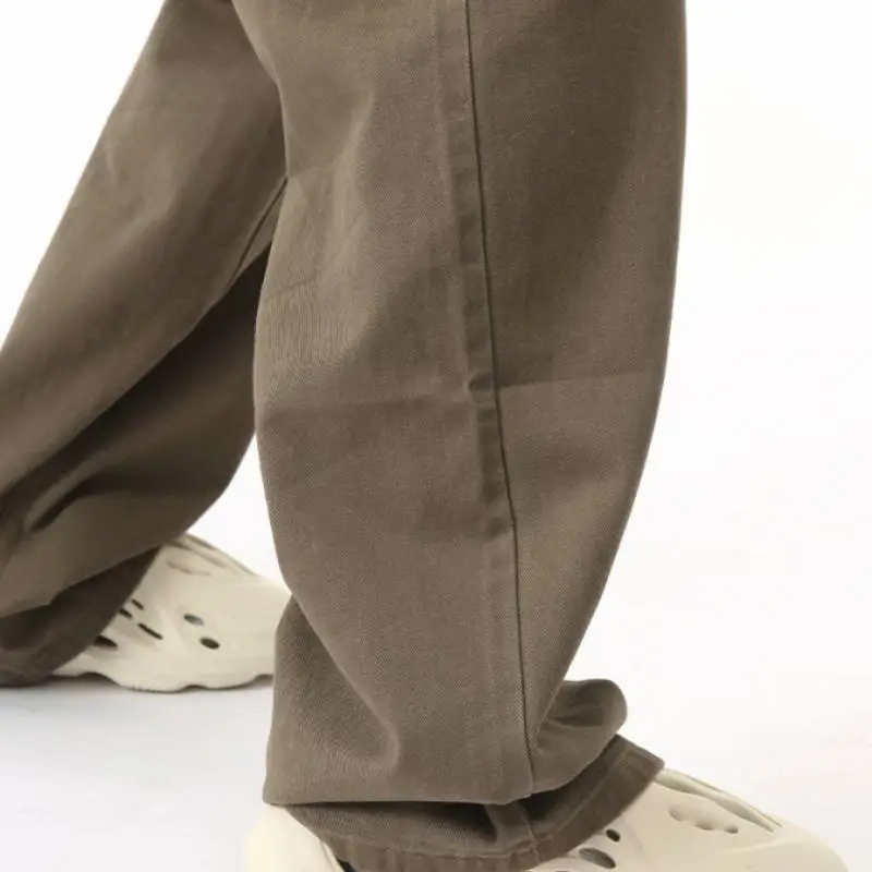 Casual Straight Leg Jeans-4