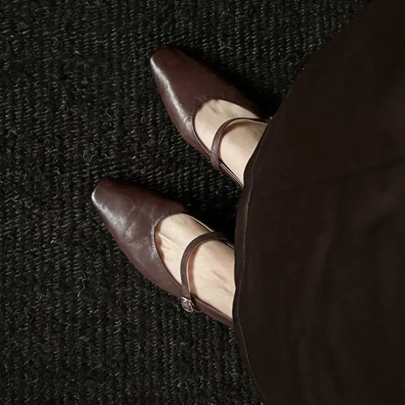 Simple Casual Mary Jane Shoes-2