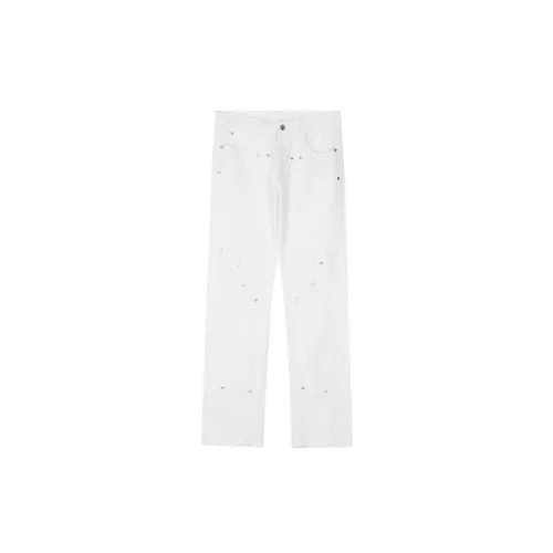 Trendy Cross-Border Rivet Jeans