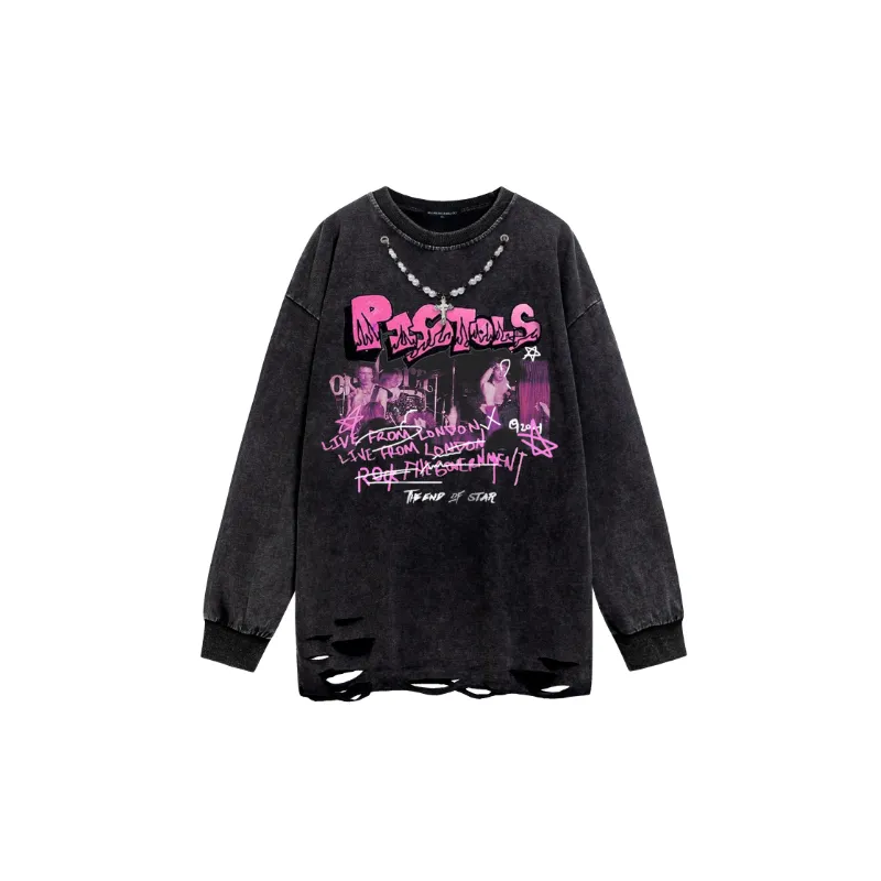 Casual Long Sleeve Sweatshirt-0