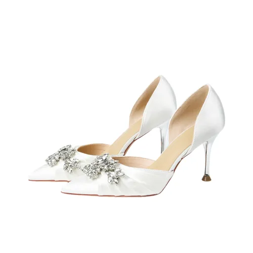 Simple Rhinestone High Heels