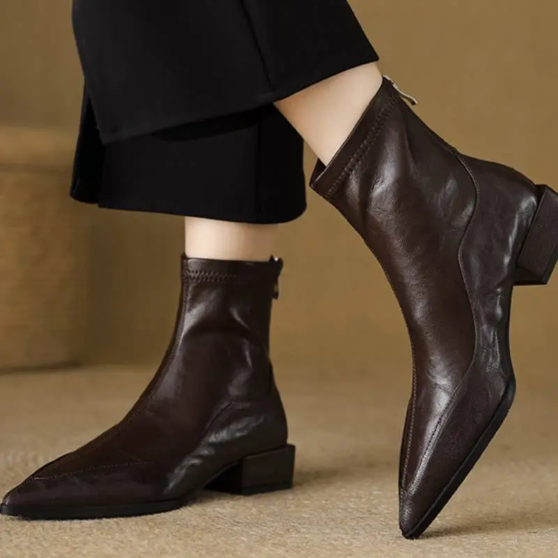 Basics Simple Ankle Boots-7