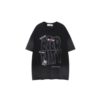 Dye Old Gradient Cotton Short sleeved T shirt