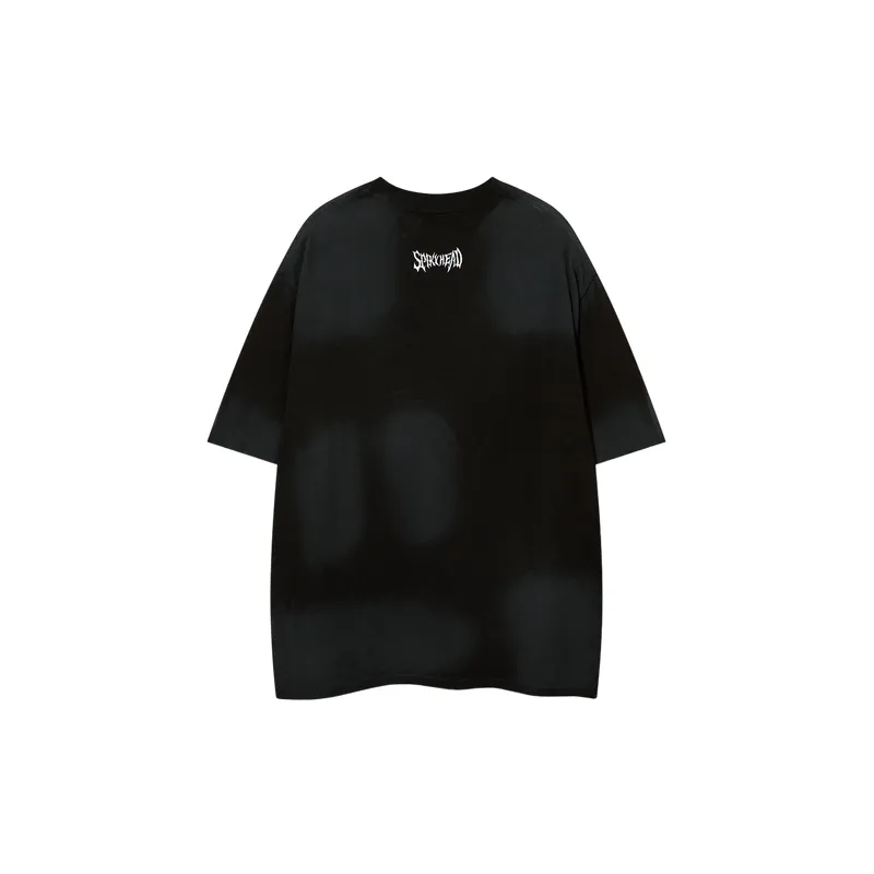 Simple Contrast Color 100% Cotton T Shirt-5