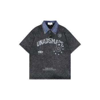 Trendy Loose Cotton Blended Fabric T Shirt