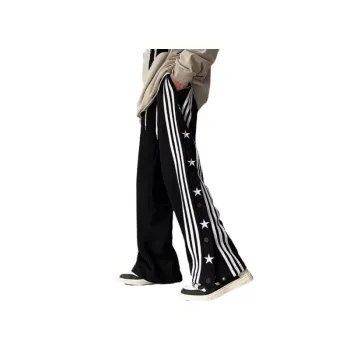 Hip Hop Sports Retro Five Pointed Star Pants
