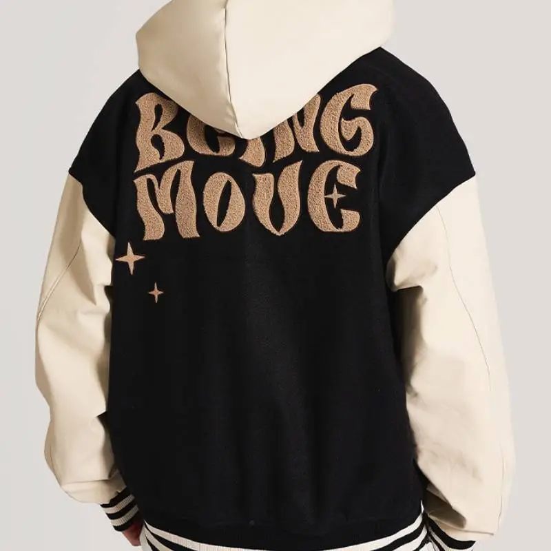 Street Loose Polyester Jacket-3