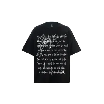 Trendy Retro Hip Hop Spider T Shirt