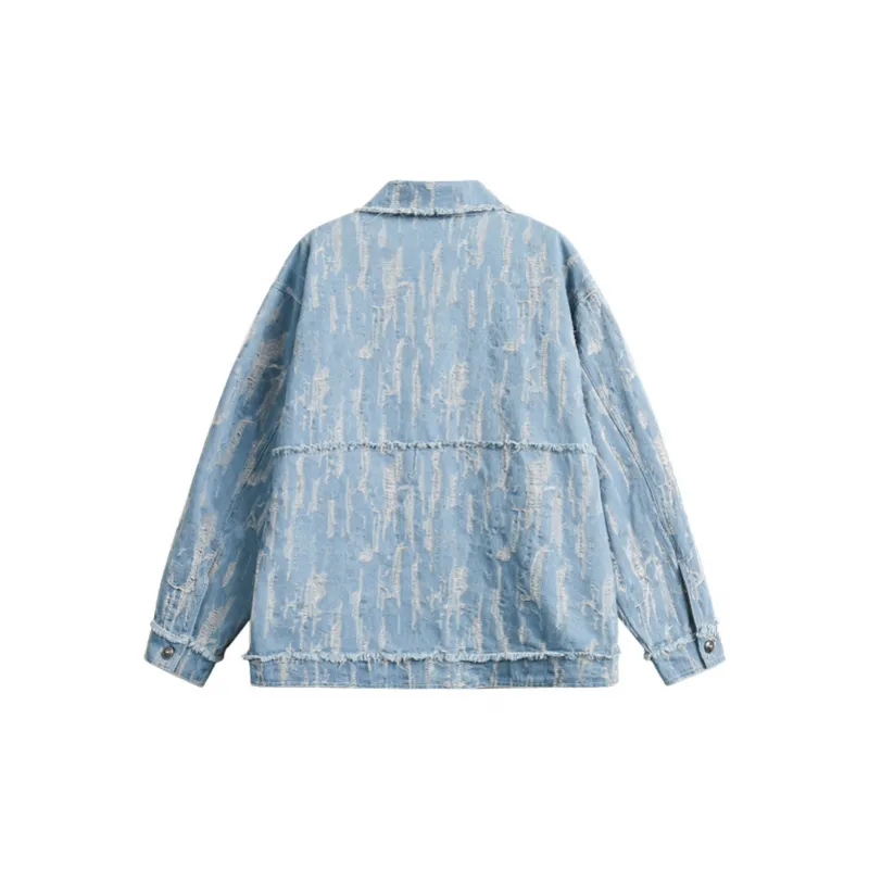 Ripped Denim Jacket-1