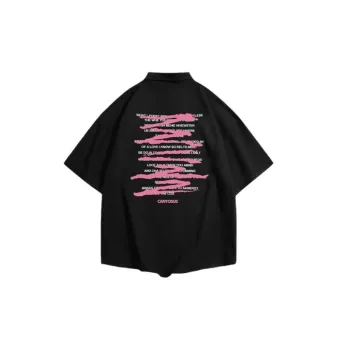 Trendy Oversize Color Contrast Shirt