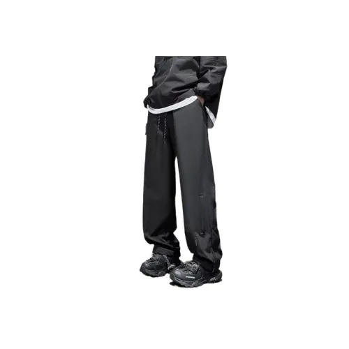 Zipper Casual Hard Shell Pants