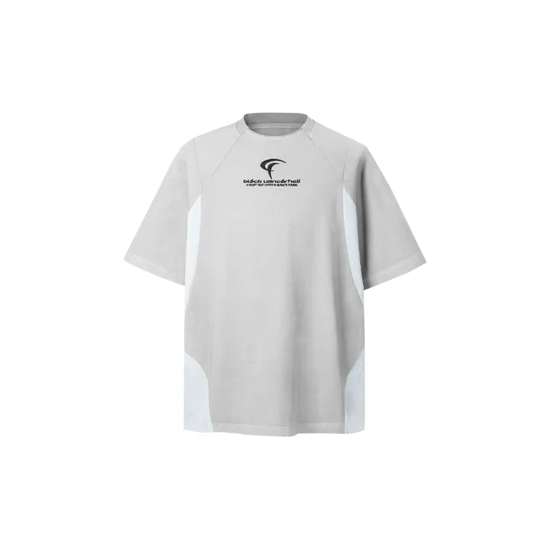 Street Embroidery 100% Cotton T Shirt-0