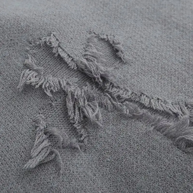Ripped Loose Sweater-2