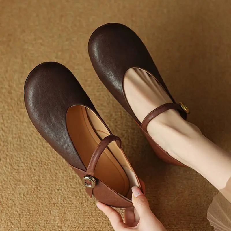 Simple Mary Jane Women'S Casual Shoes-1